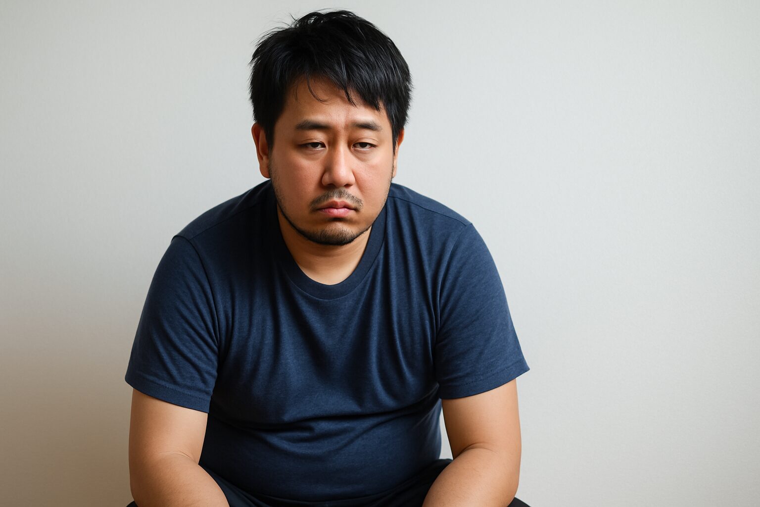 30代男性 姿勢が悪い 疲れて見える